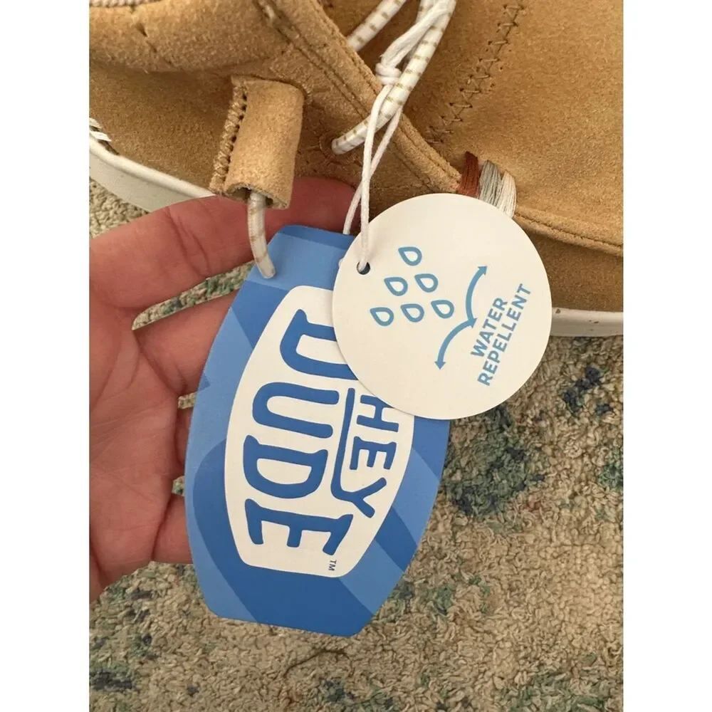 NWT Hey Dude Women’s Wendy Peak Hi Suede Shoes Chestnut Size 6 - Picture 5 of 7
